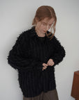 Shaggy fringe shirt
