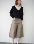【予約販売】-10月下旬発送-Deep Vneck layered knit SET