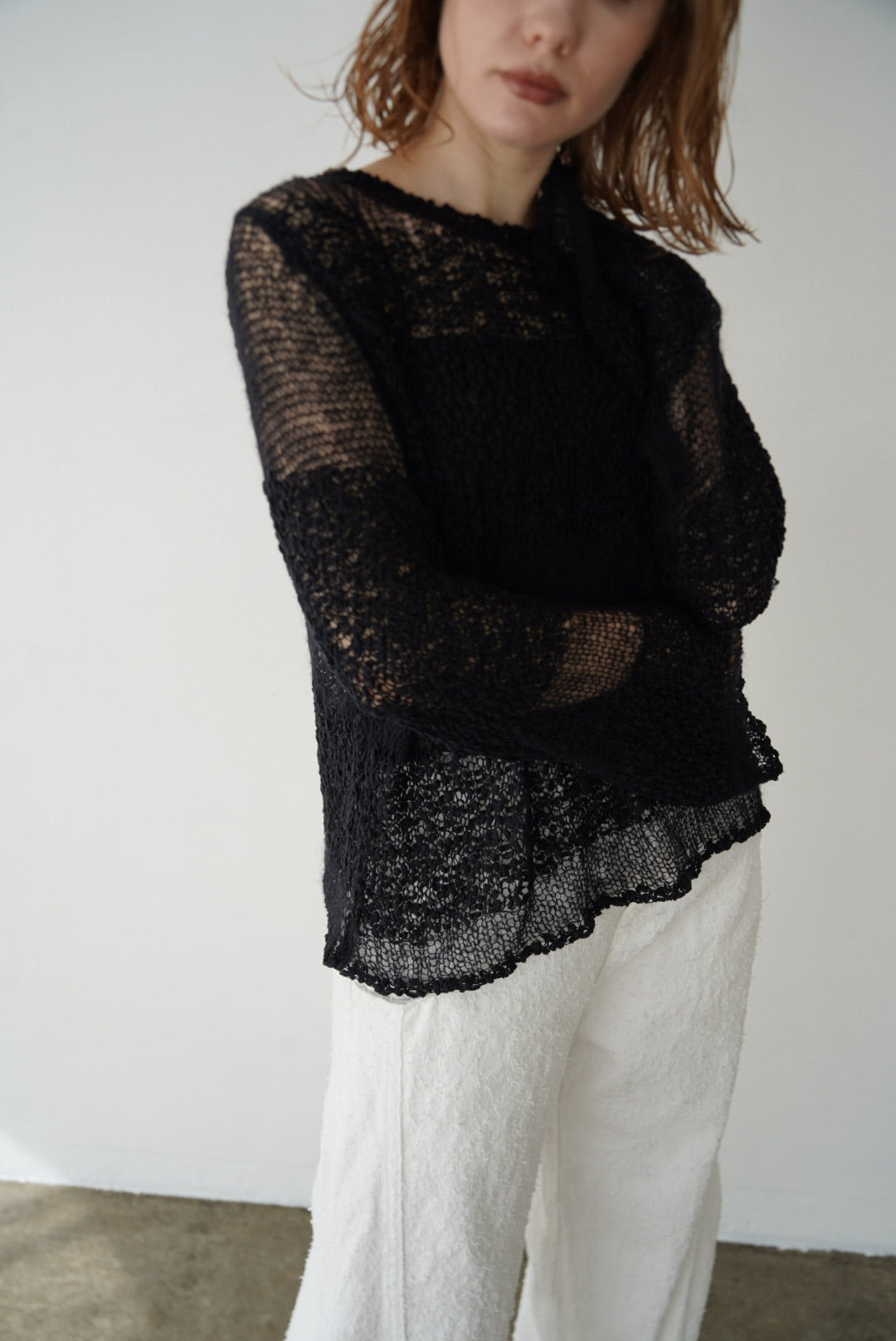 Slab 3D knit top