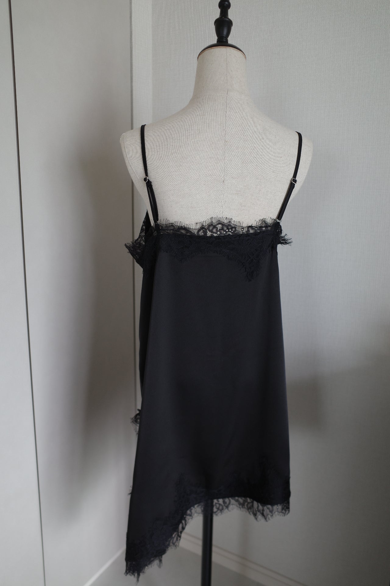 Sier race satin camisole