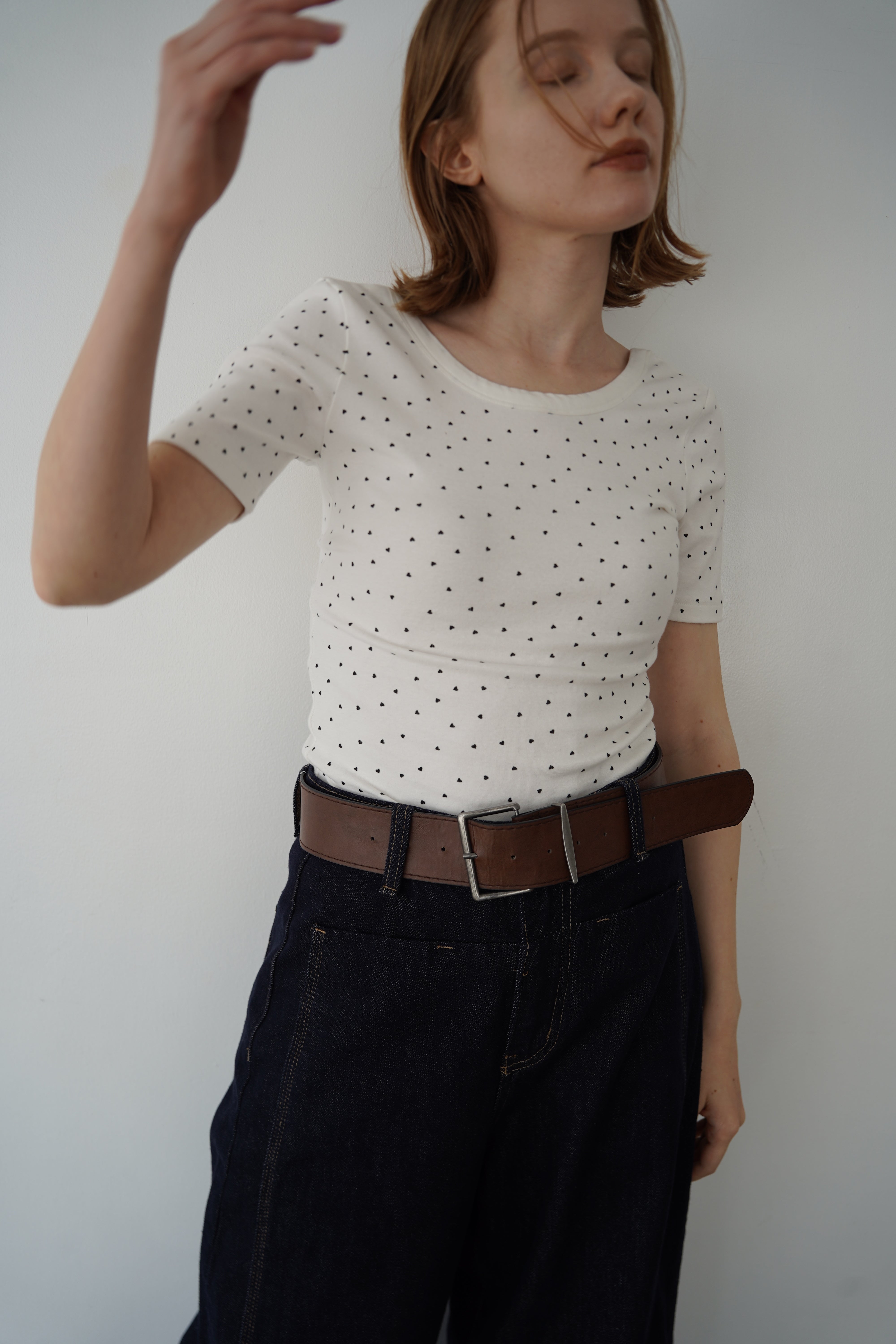 【6/5-発売】Heart dot back open T