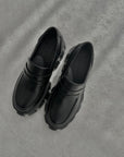 Block sole loafer