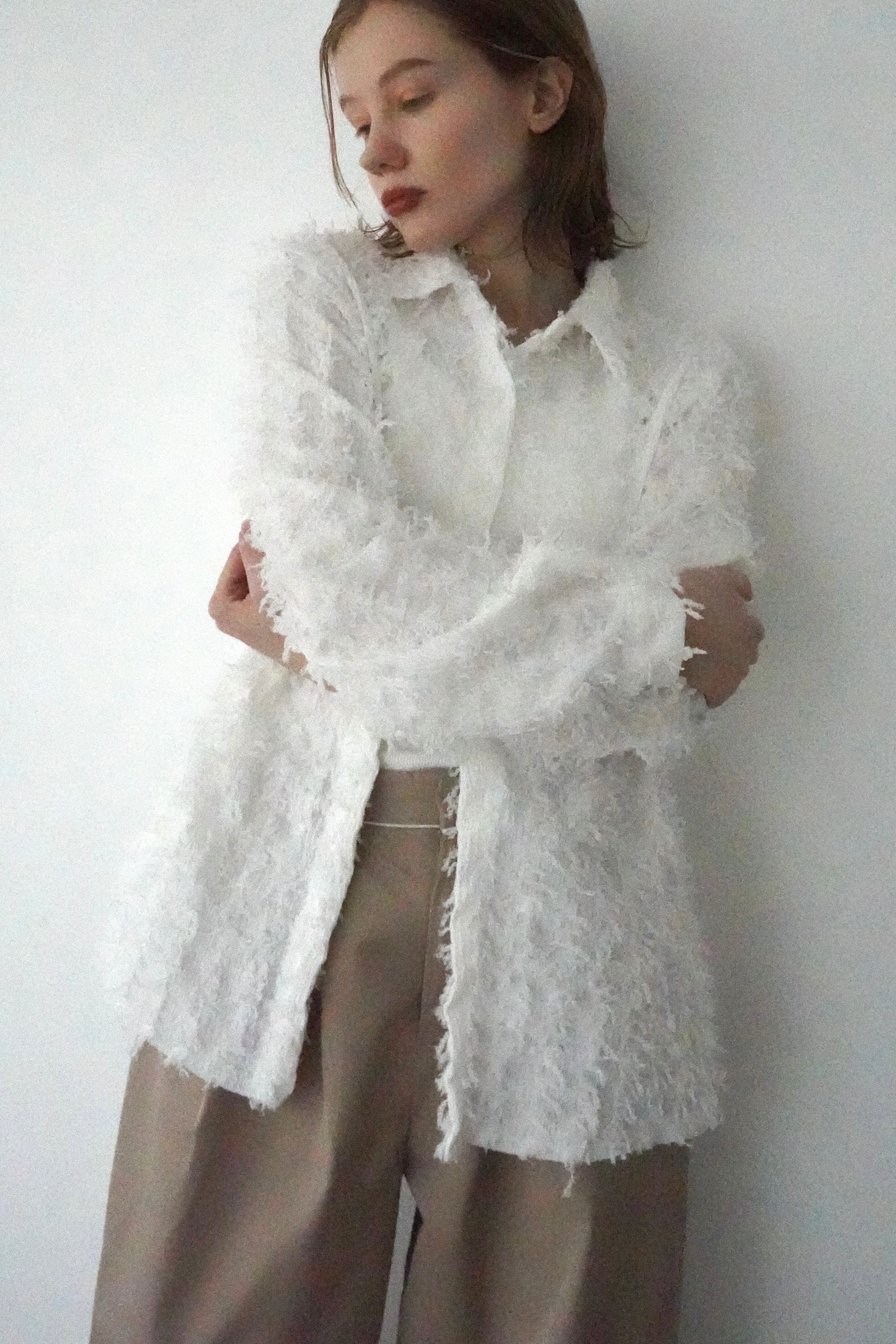 Shaggy fringe shirt
