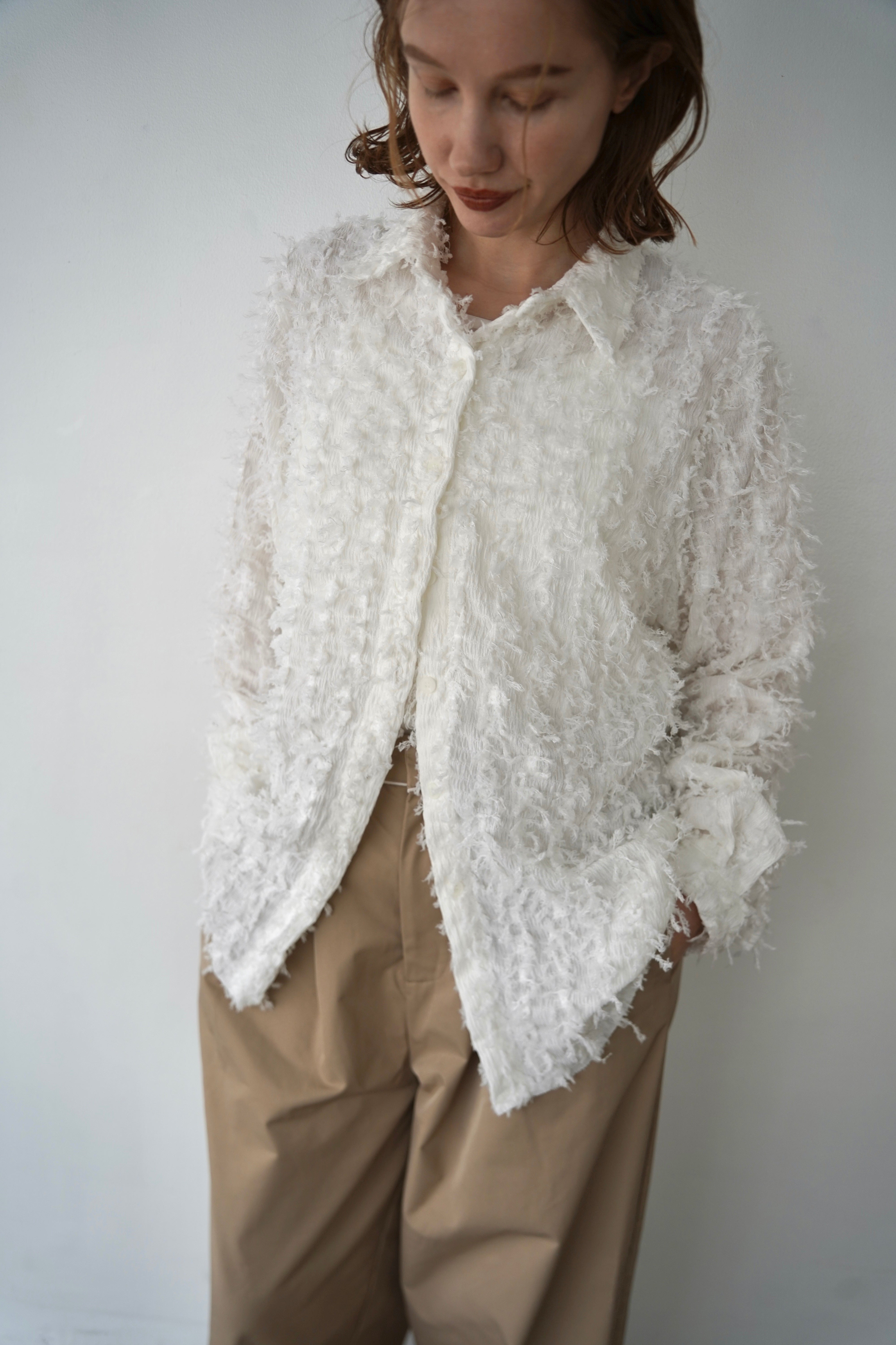 Shaggy fringe shirt