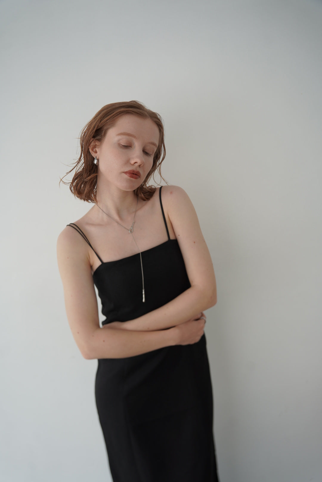 Twill camisole one-piece