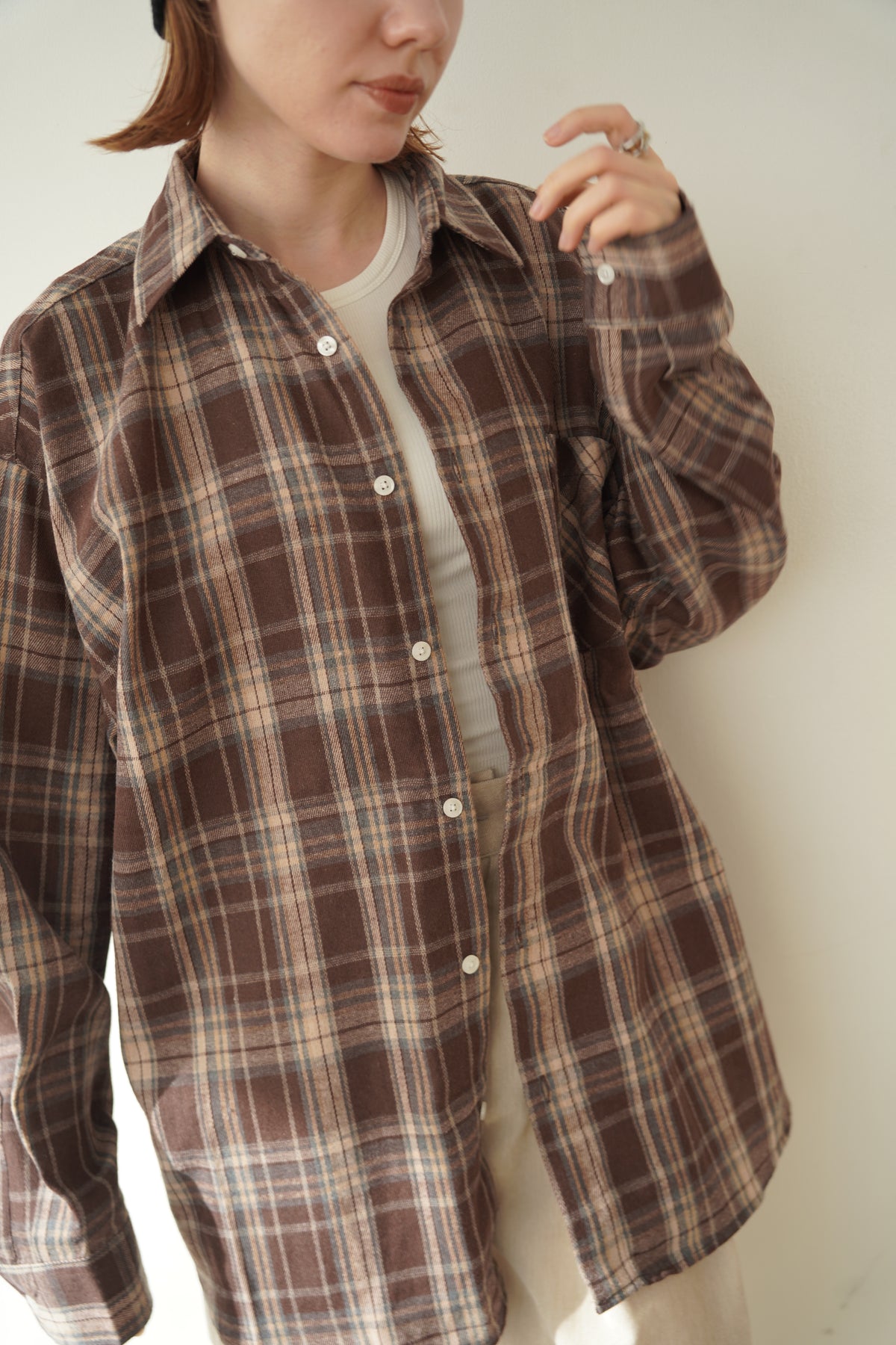 Vintage check over shirt