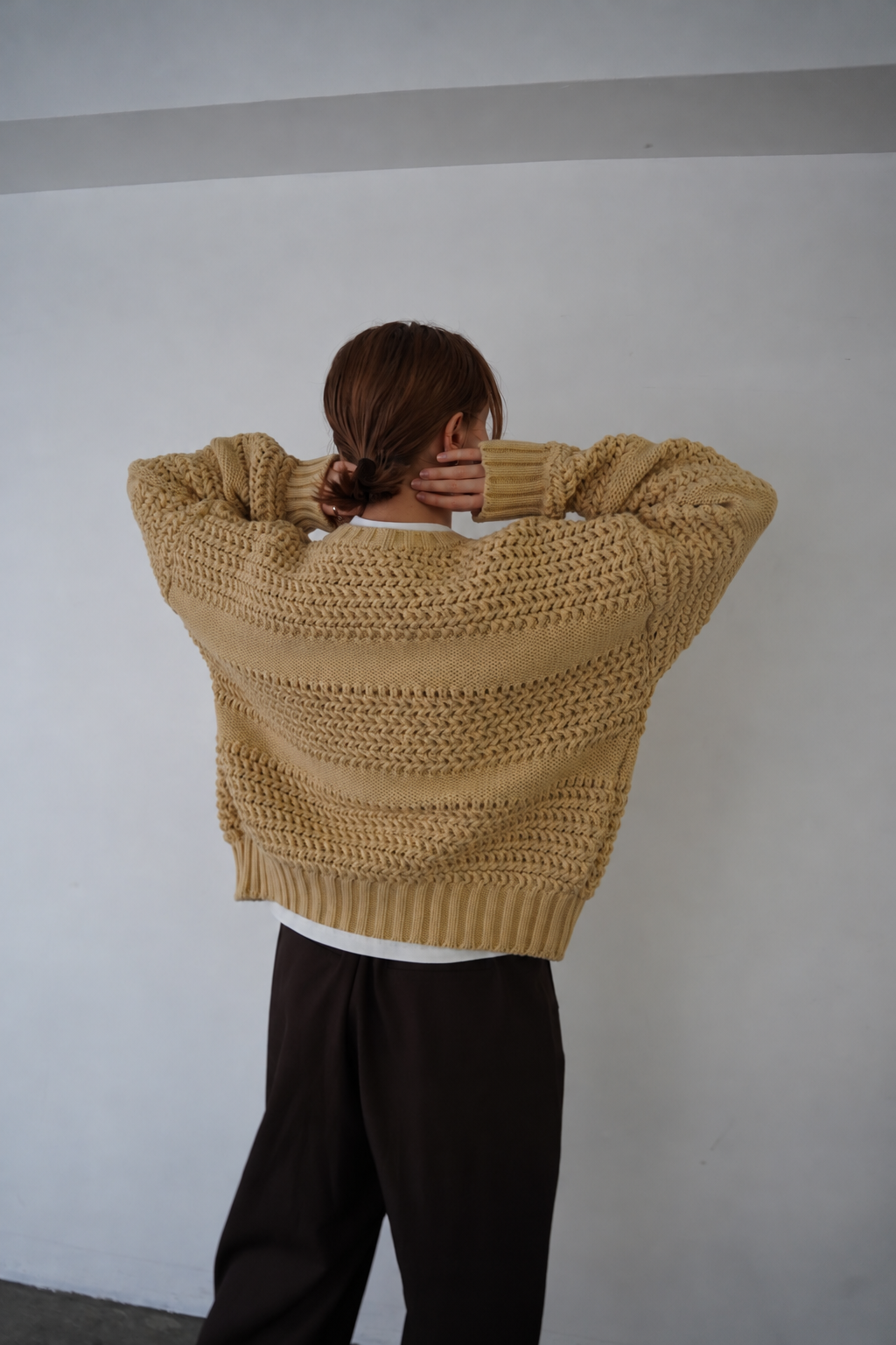 Low Gauge Texture Zip Cardigan