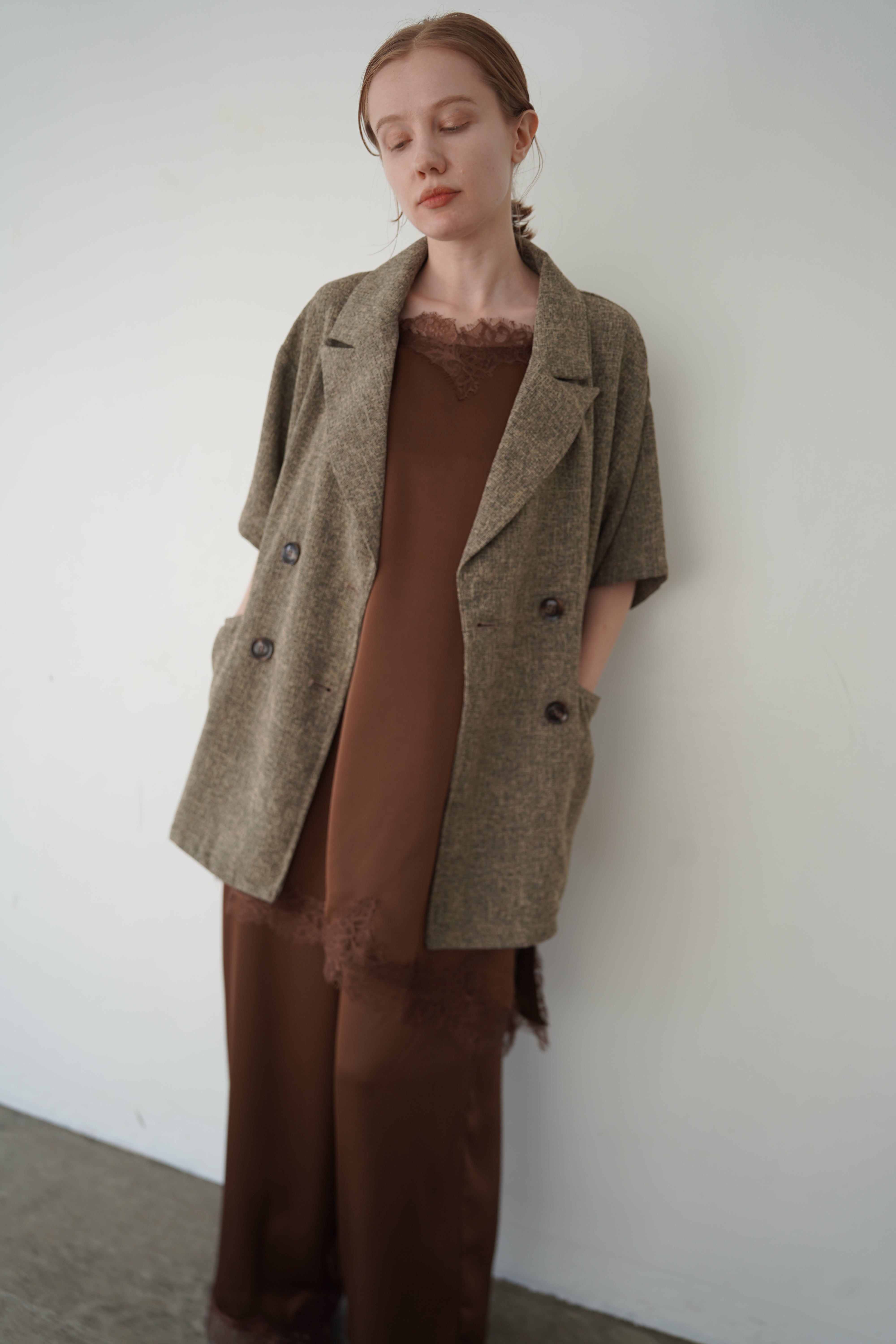Summer tweed half sleeve JK