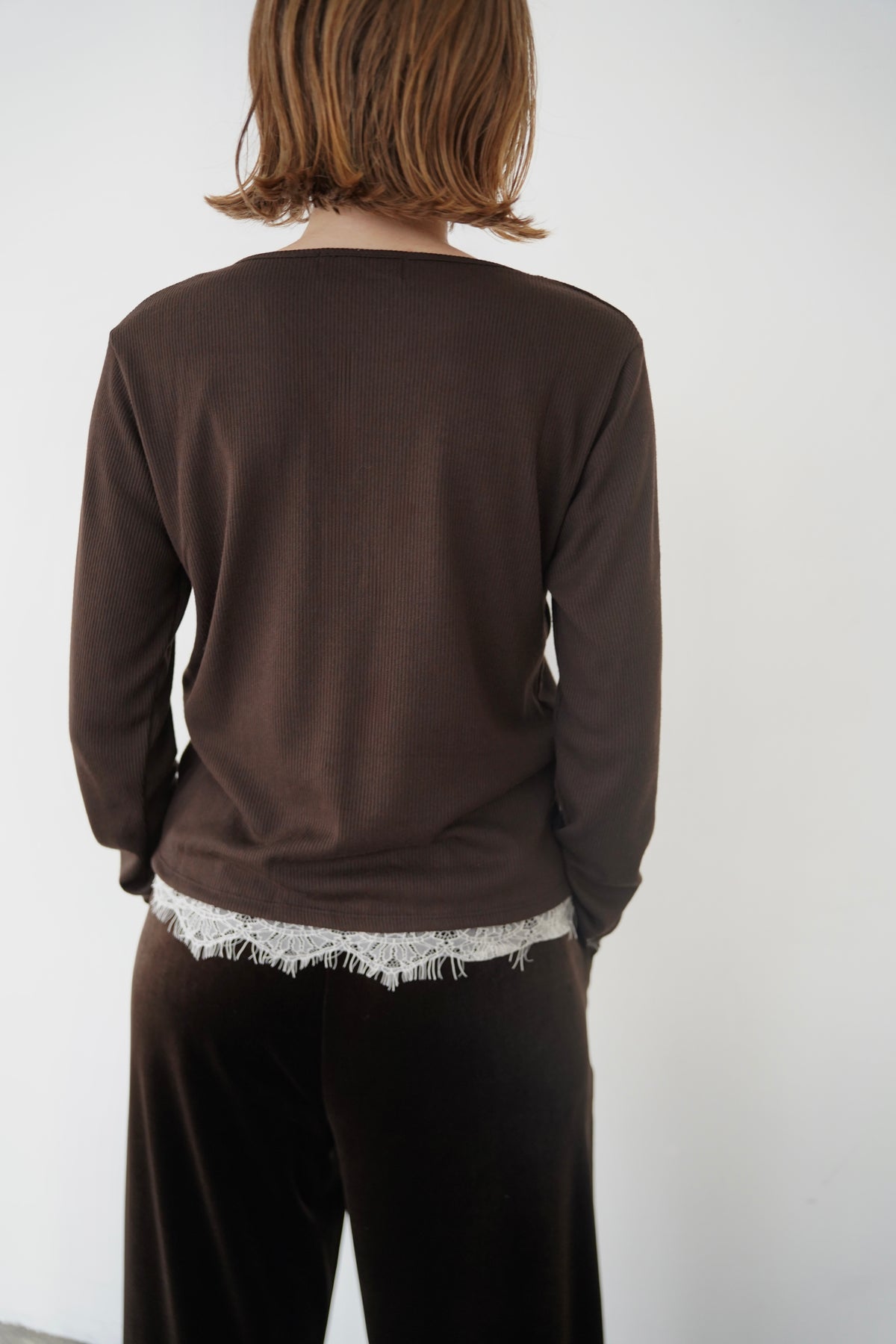 Cut lib race docking cardigan