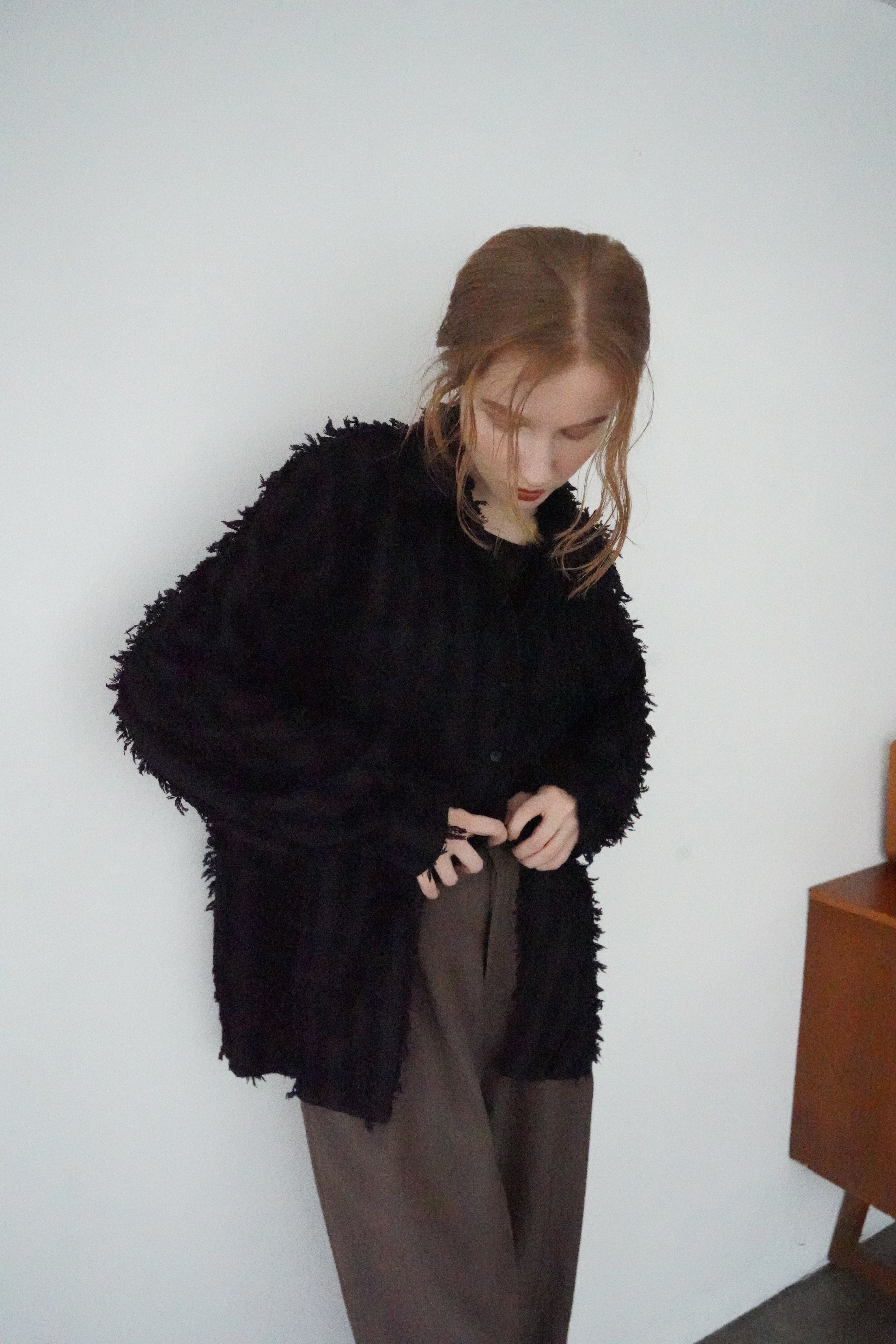 Shaggy fringe shirt