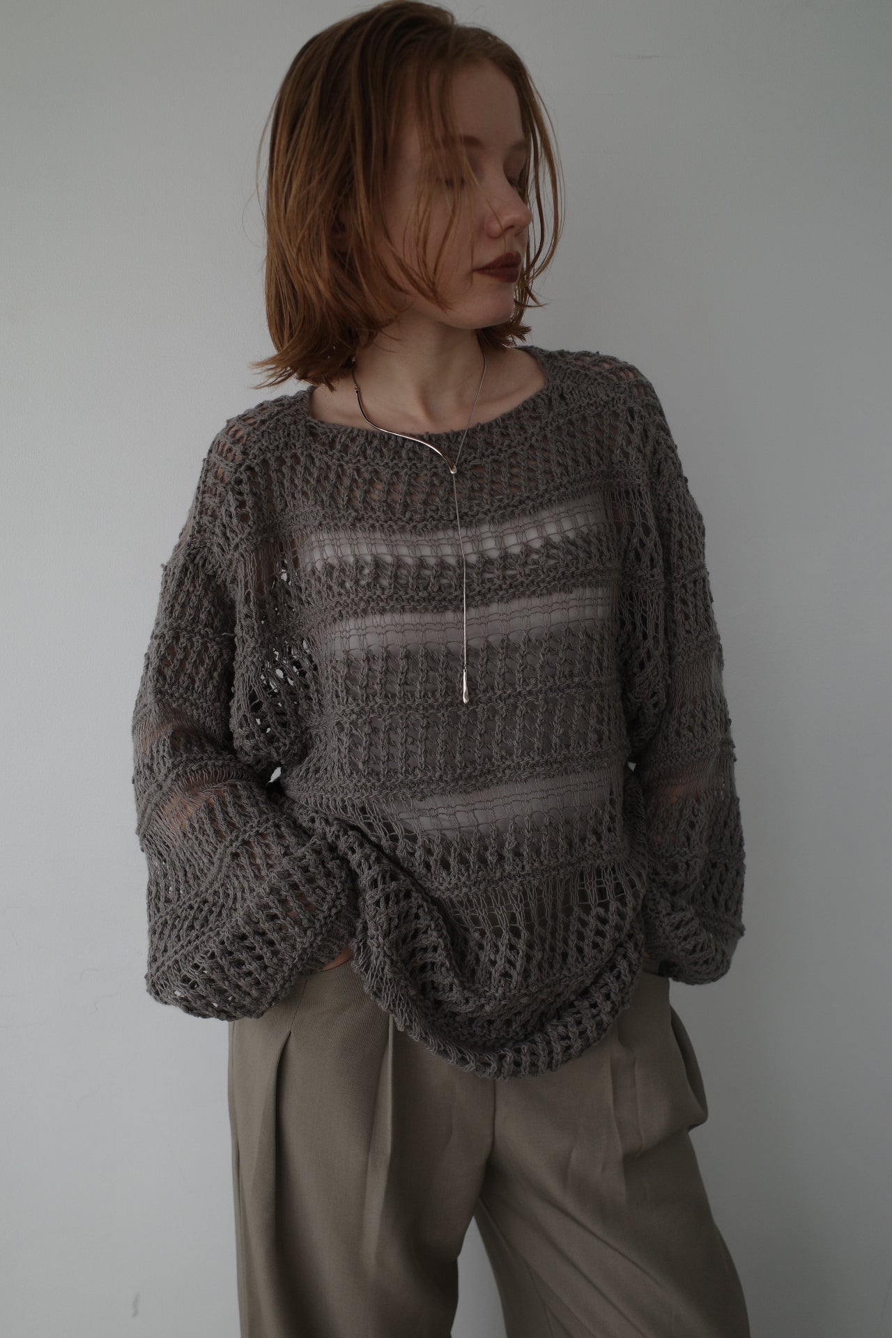 Design pattern sheer knit