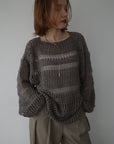 Design pattern sheer knit