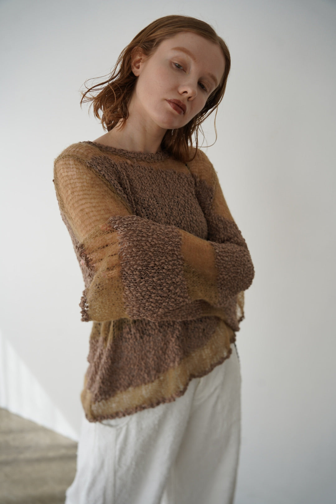 Slab 3D knit top