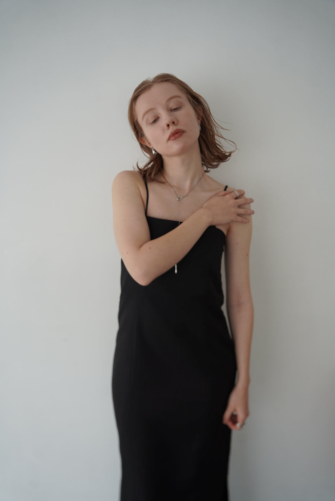 Twill camisole one-piece