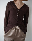Sheer bustier cardigan