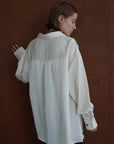 Satin race over shirt