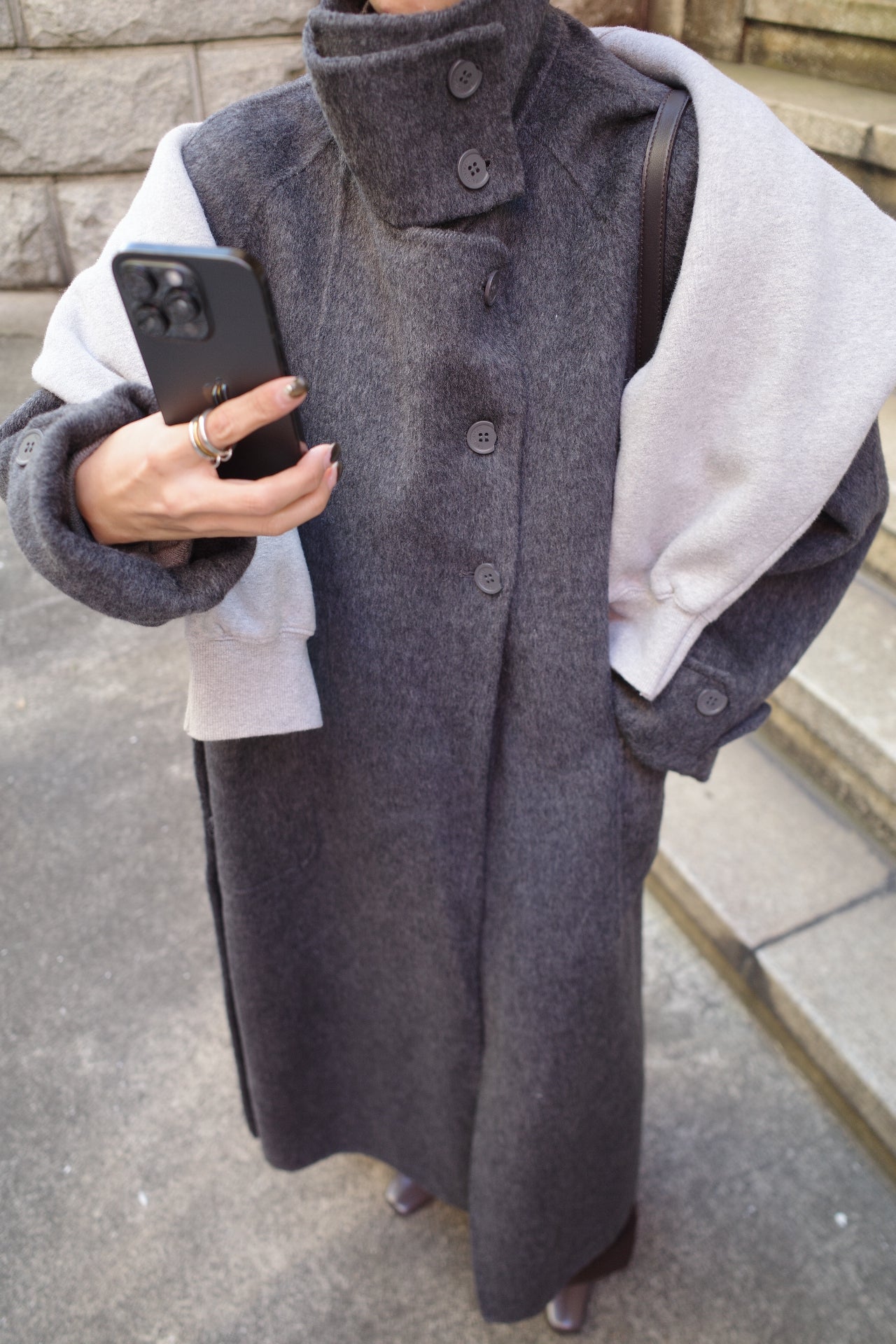 【1月下旬発送】Mel wool long coat