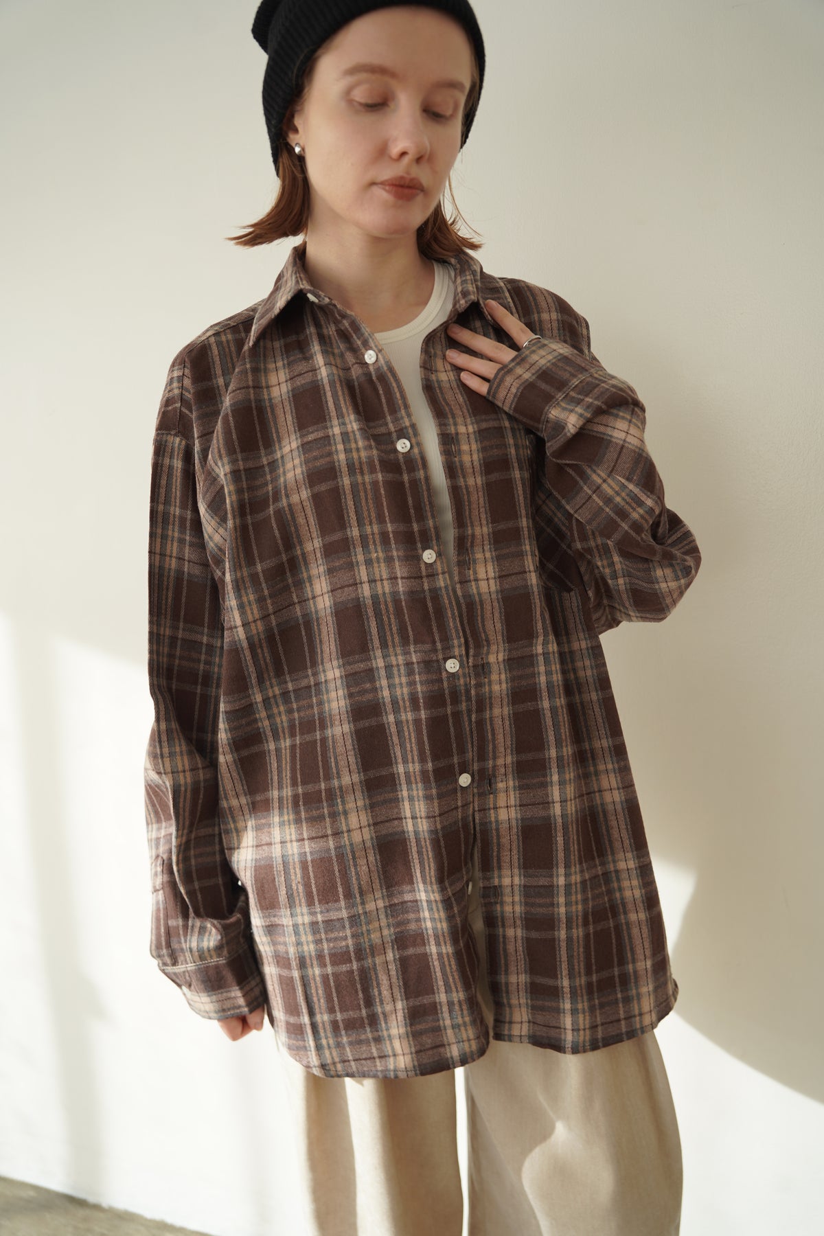 Vintage check over shirt
