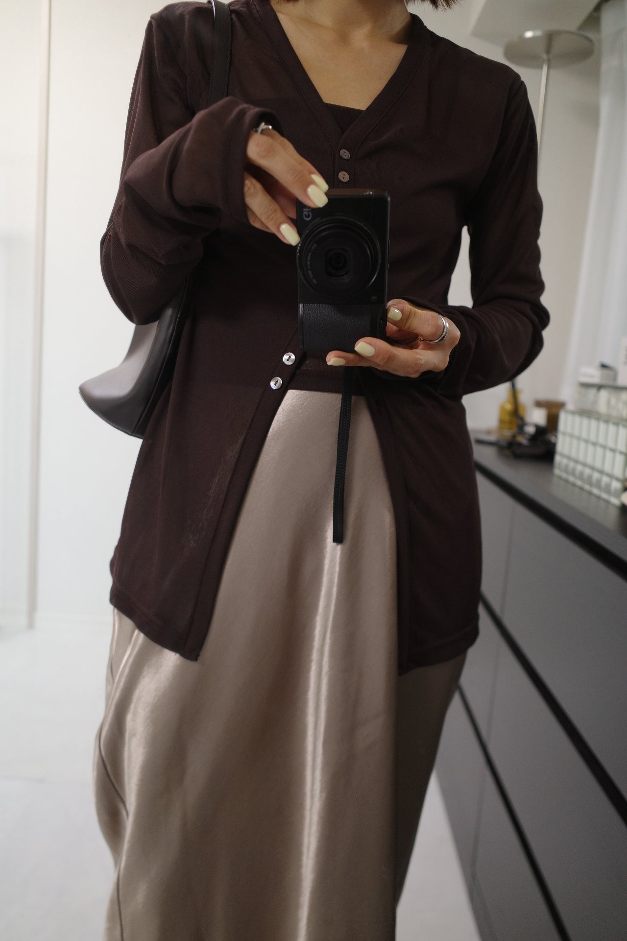 Sheer bustier cardigan