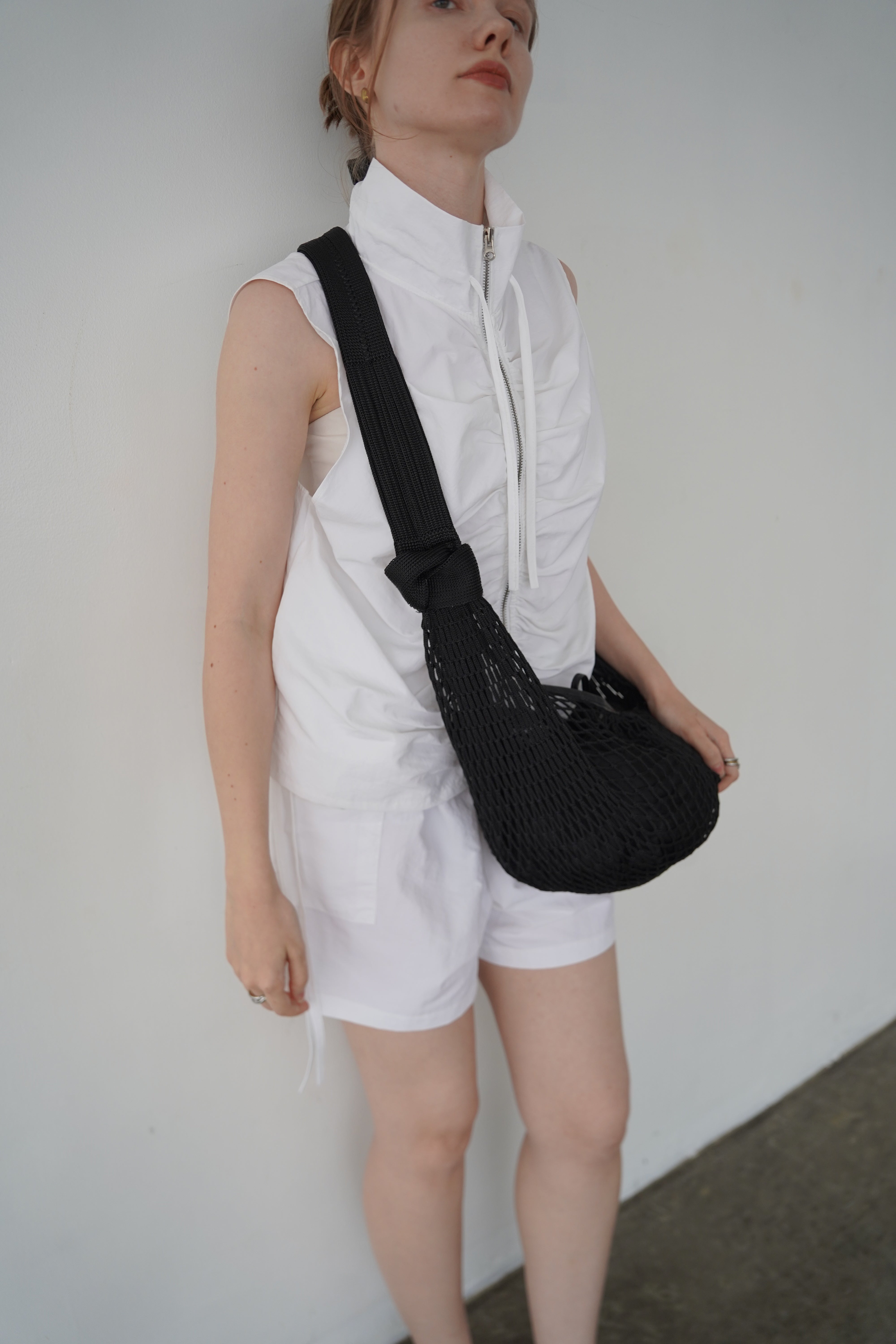 Crochet shoulder bag