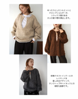 Deep skipper mohair knit