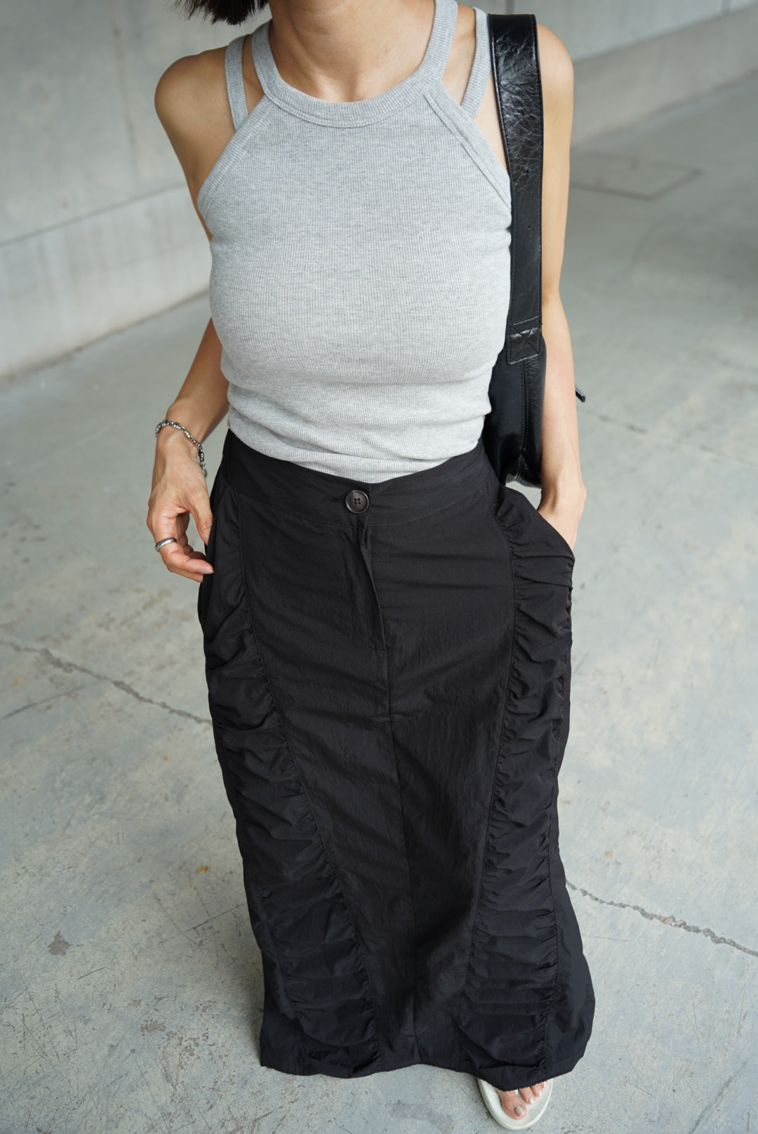 Double strap American sleeve tank