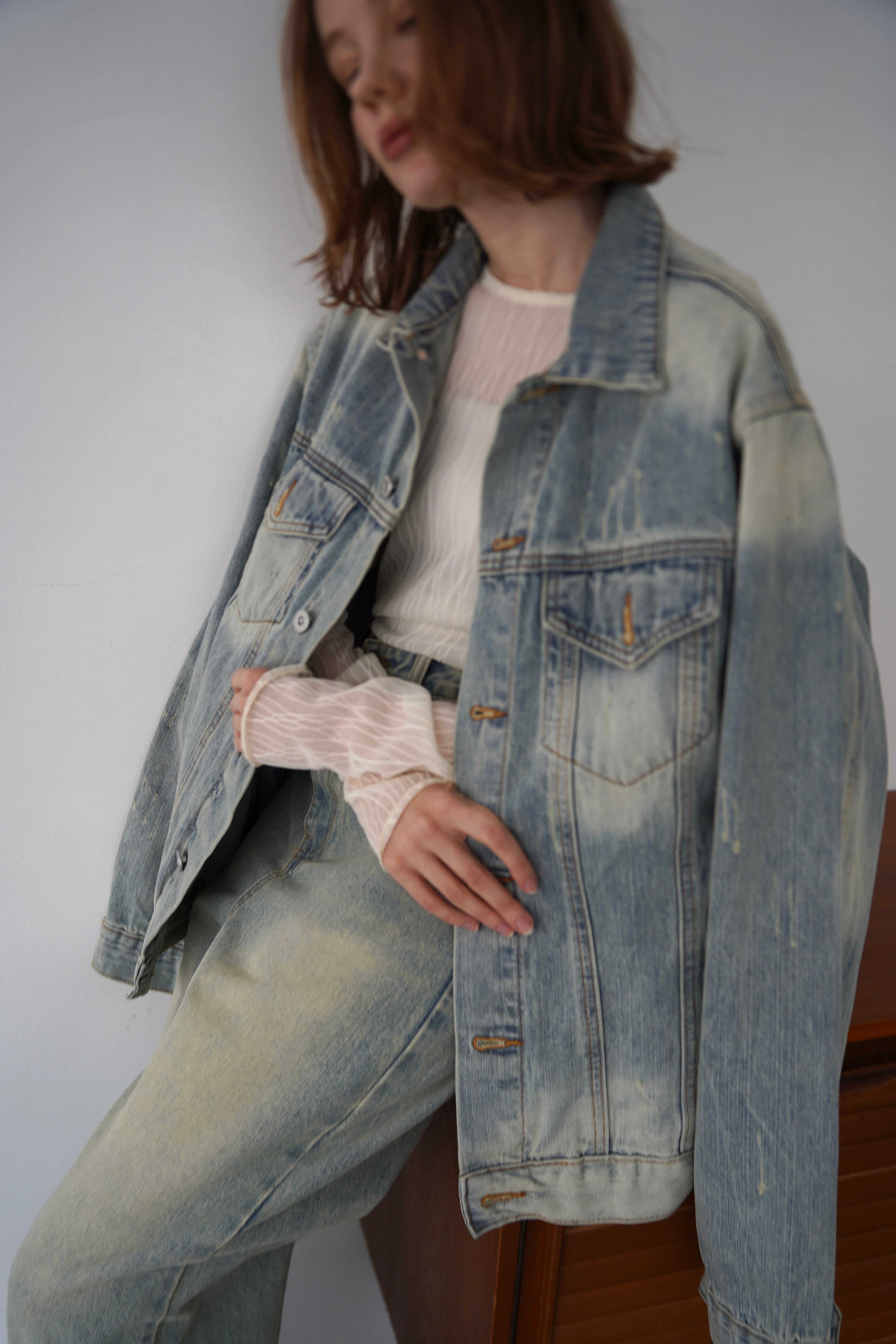 【4月上旬-発送】Vintage denim JK