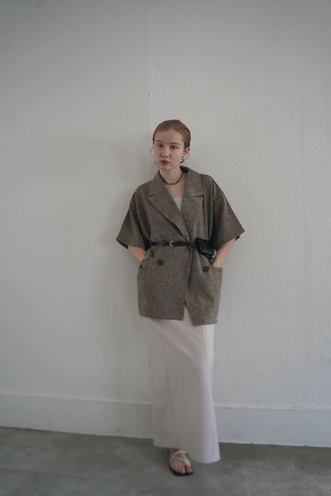 Summer tweed half sleeve JK