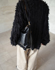 Shaggy fringe shirt