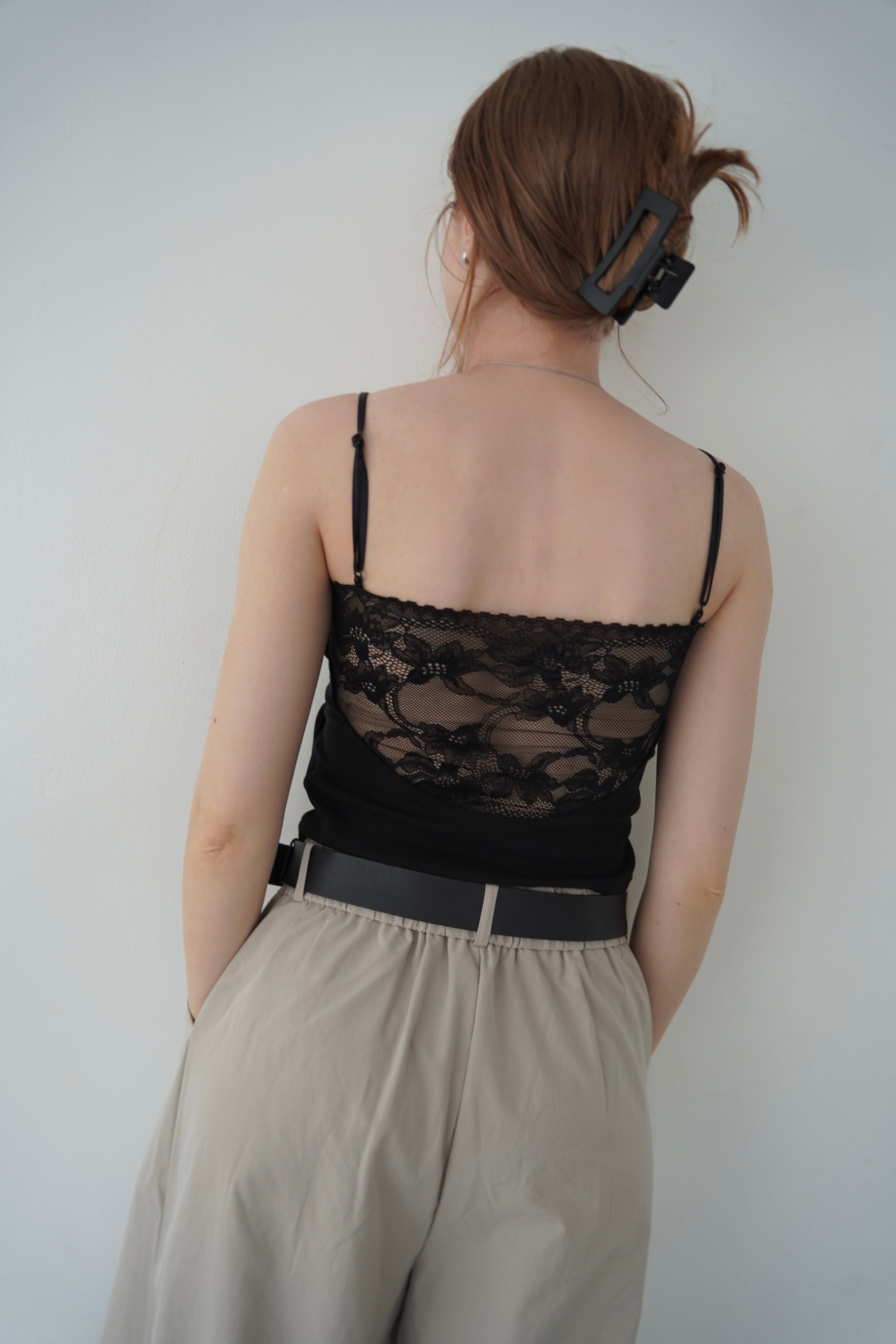 Back race cupin camisole