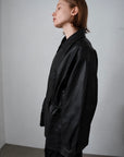 String leather jacket