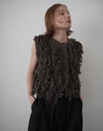 Boucle fringe vest