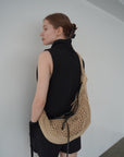 Crochet shoulder bag