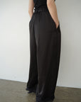 【SET】Race satin pants