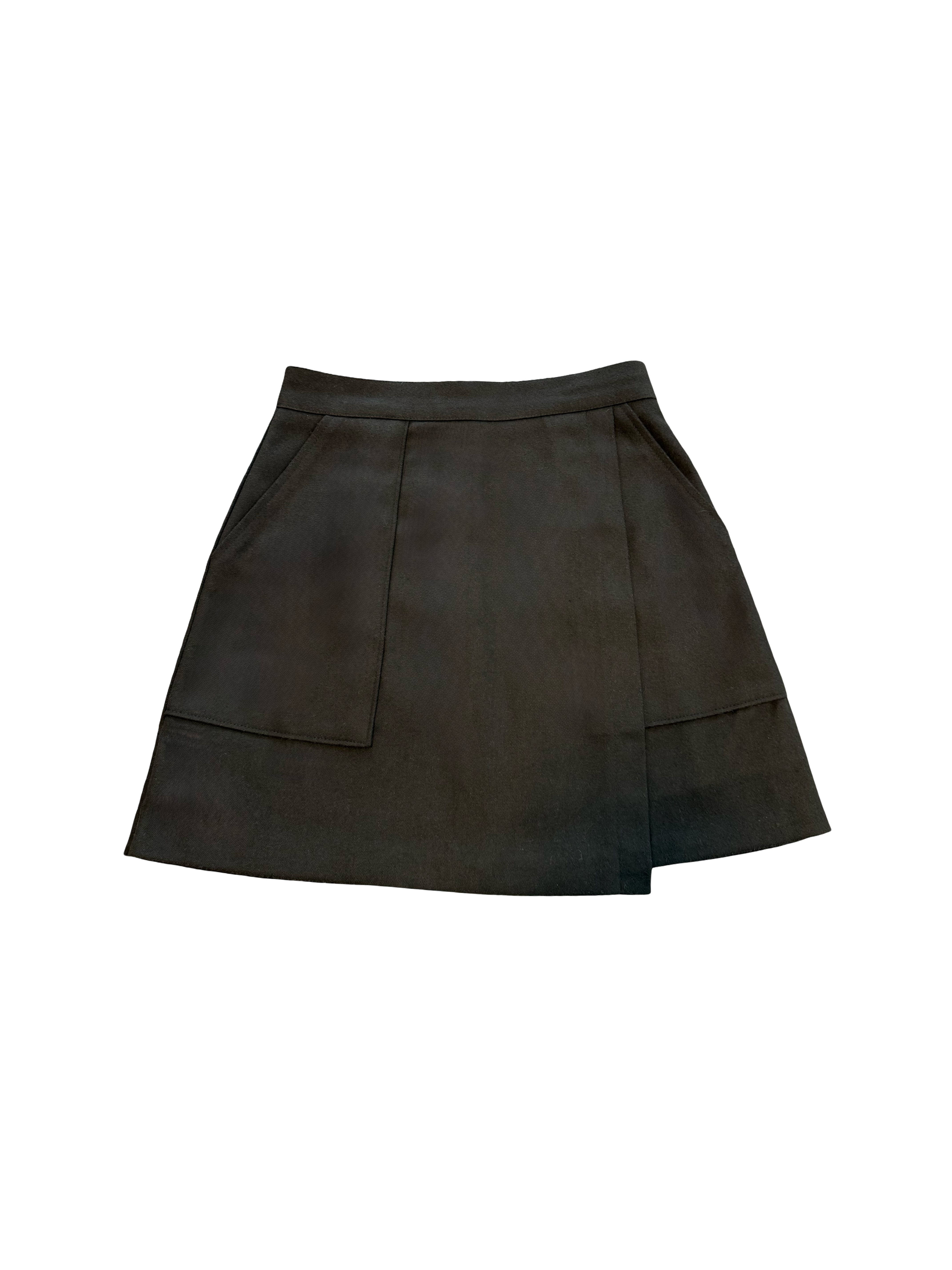 Pocket rap mini skirt