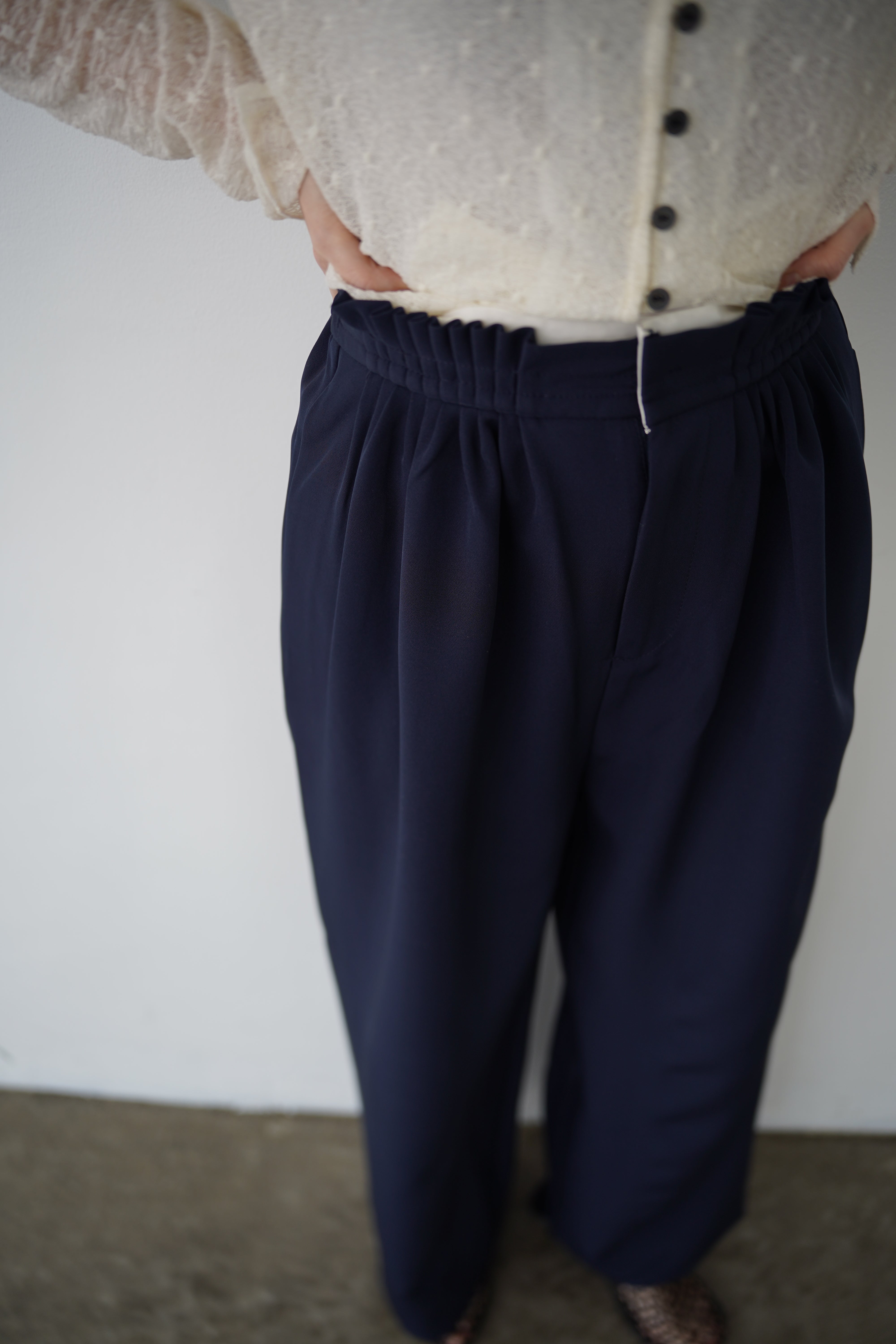 Georgette layered pants