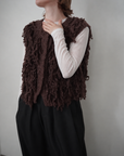 Boucle fringe vest