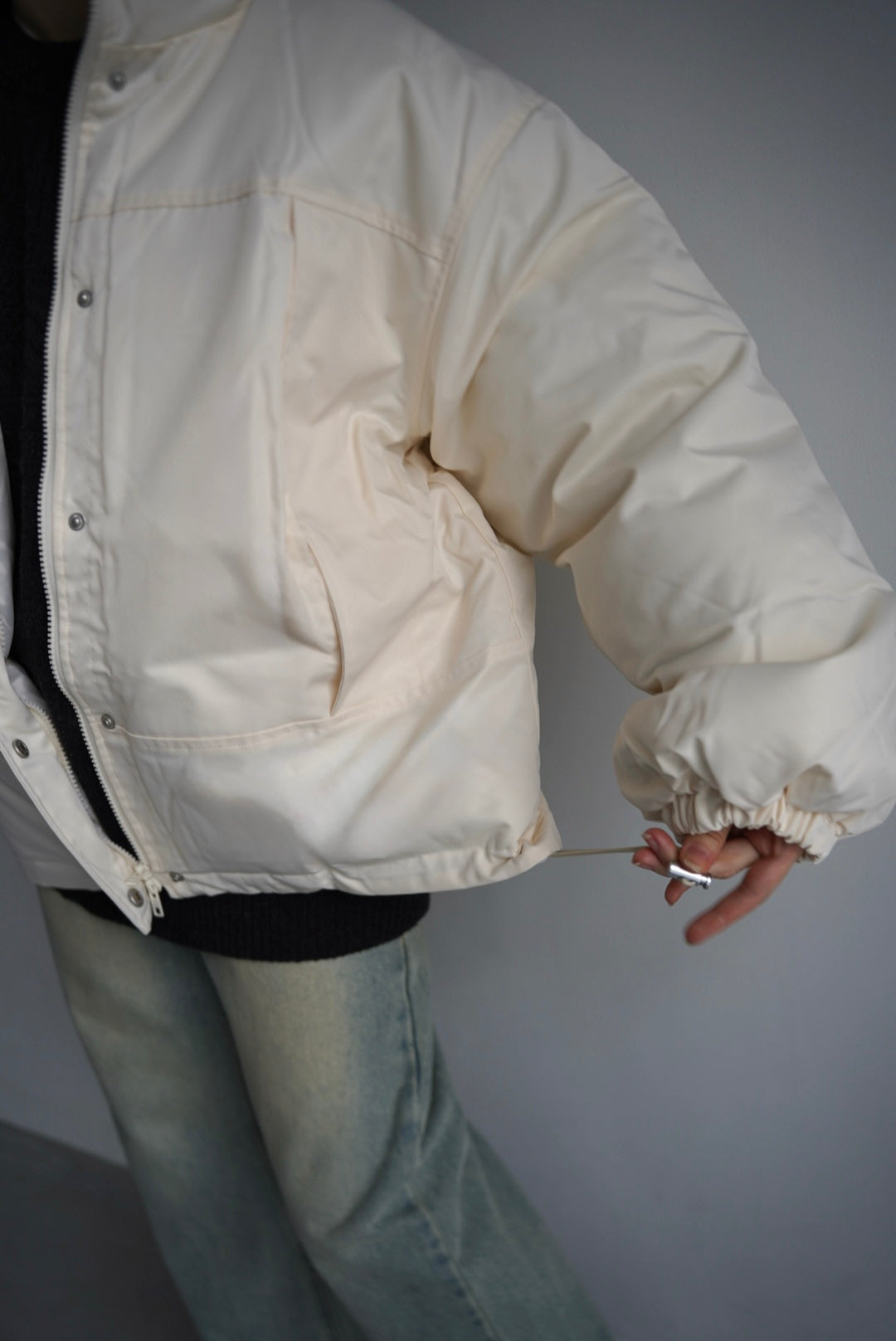 Fiber down over  jacket