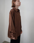 Satin race over shirt