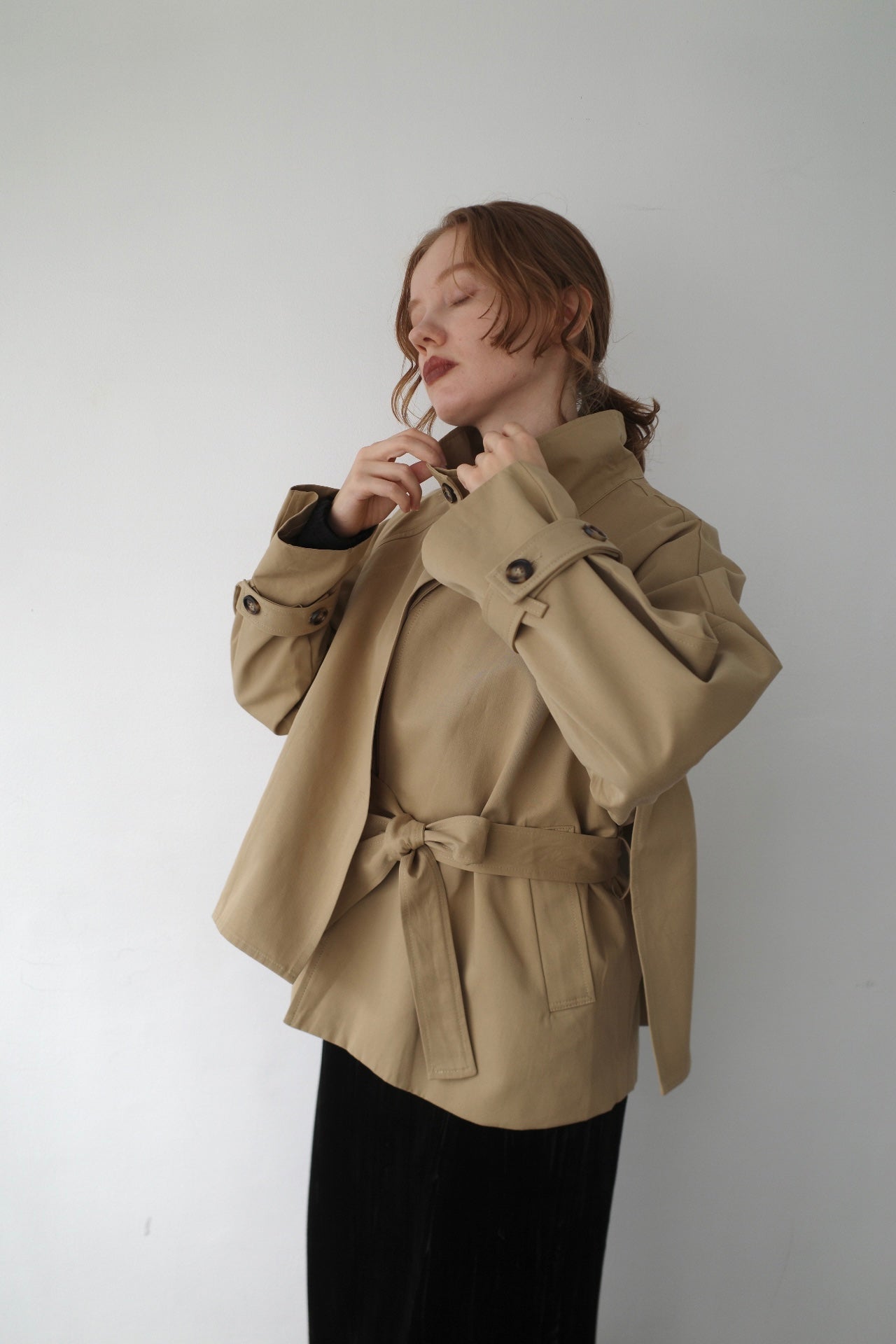 Half cape short trench – WELINOA