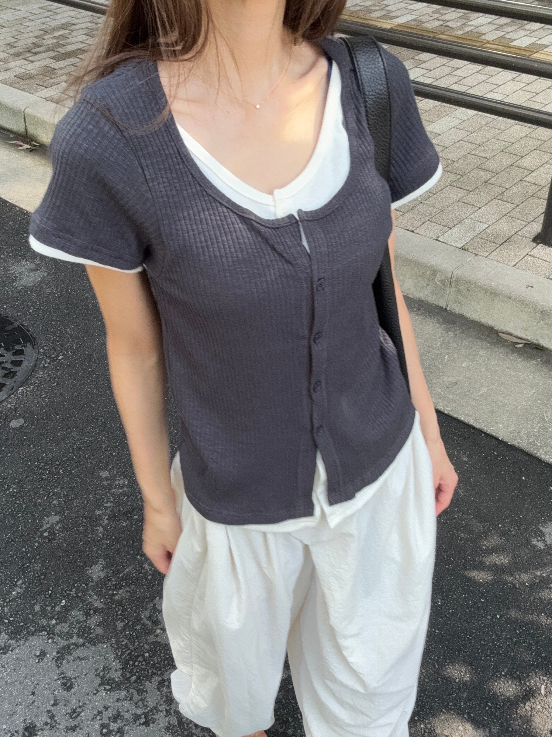 7/29-再入荷】Layered lib half sleeve tops – WELINOA