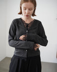 Cut lib race docking cardigan