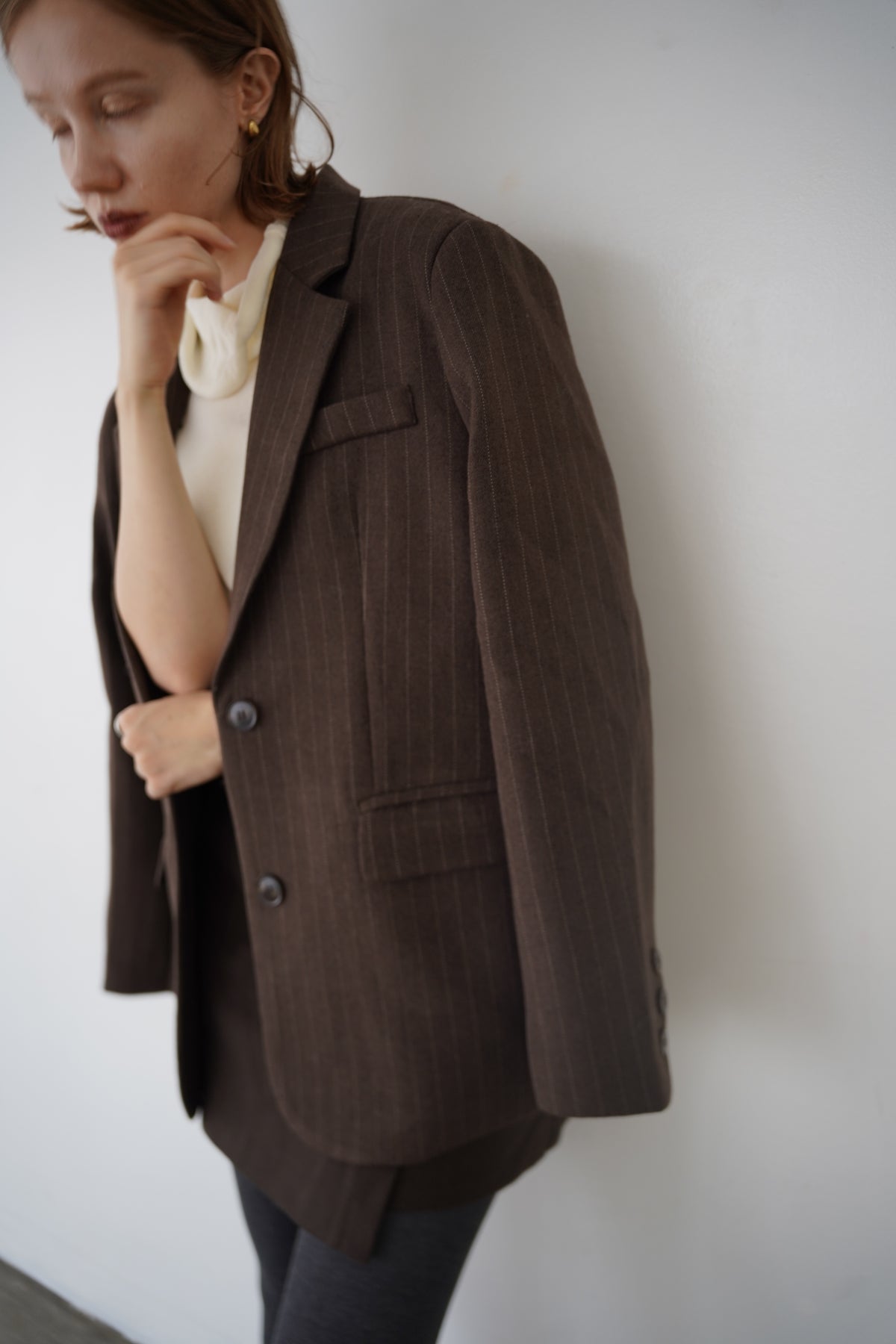 Pin stripe wool JK