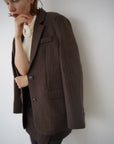 Pin stripe wool JK