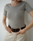 【6/5-発売】Heart dot back open T
