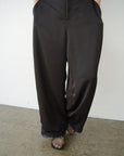 【SET】Race satin pants