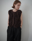 Boucle fringe vest