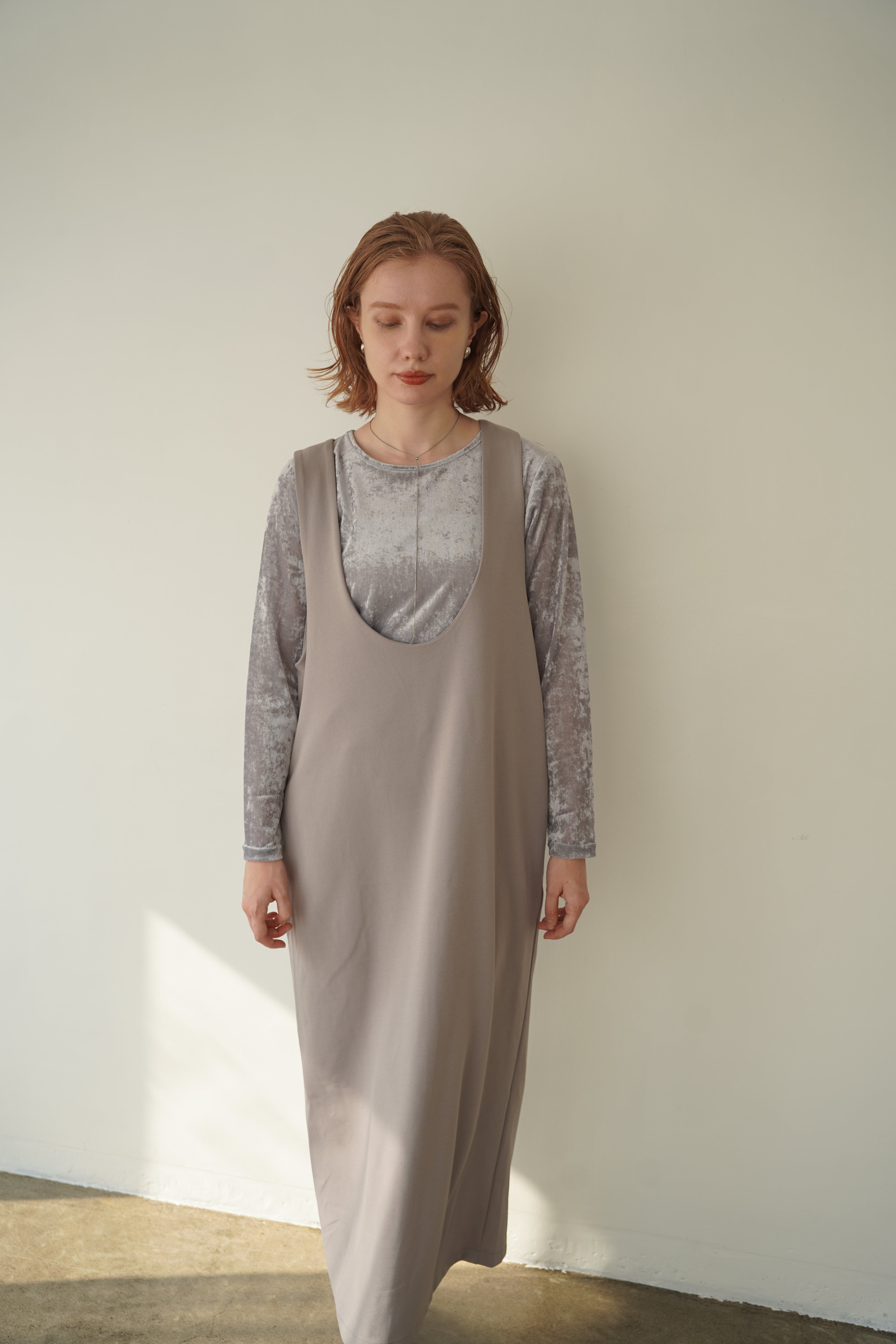 Design see-through velours top – WELINOA