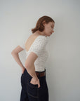 【6/5-発売】Heart dot back open T