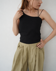 One shoulder lib top